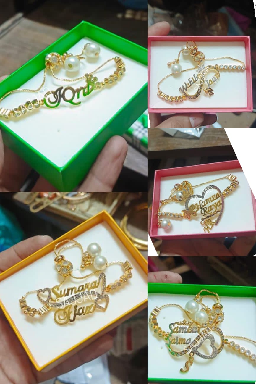 Fancy Beautiful Zircon Gold Plated Up Down Bracelet For HER