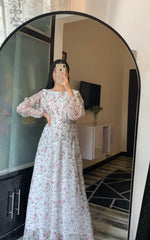 Printed Chiffon Frock - 1 Pc Women's Stitched Delight