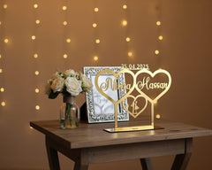 ✨Personalized Name Acrylic Table Decor Cutout Frame ✨