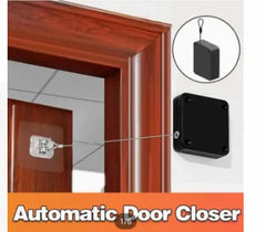 Automatic Door Closer Closing Sliding Latch No Punching Automatic Door Lock Sliding Doors Stickers