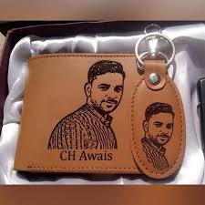Customized Picture Wallet With Keychain