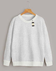 1 Pc Women's Stitched Plain Sweat Shirt