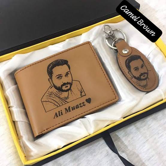 Customized Picture Wallet With Keychain
