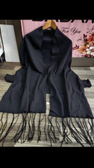 Cozy Fleece Shawl | 1 Pc Plain Design