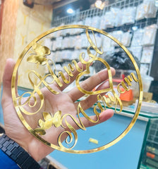 Customized couple name frame😍😍😍