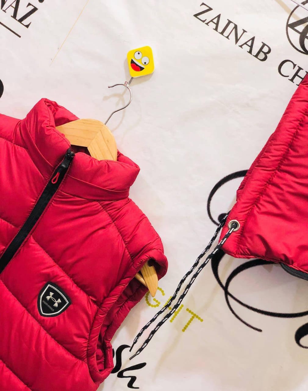 1 Pc Men's Parachute Printed Sleeveless Jacket