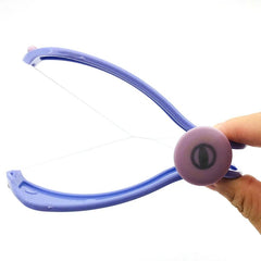 Slique Women Hair Removal Epilator Mini Facial Hair Remover Spring Threading Face Defeatherer for Cheeks Eyebrow DIY Makeup Beauty Tool