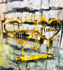 ✨Personalized Name Acrylic Table Decor Cutout Frame ✨