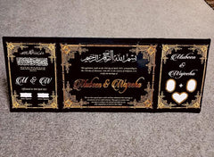 💍 Luxury A3-Style Velvet Nikkah Booklet ✨