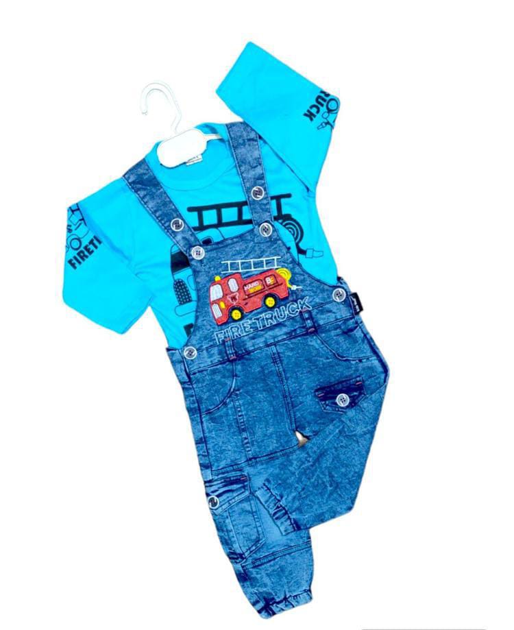 Denim Romper For Girls & Boys