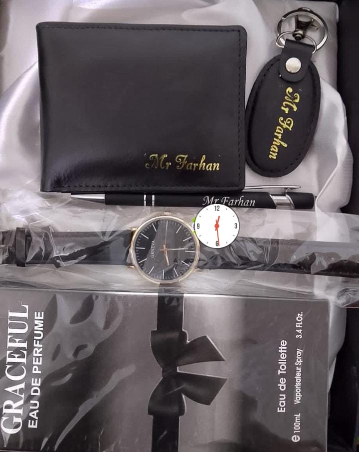 Customize Wallet Keychain +Pen Watch & Perfume Deal