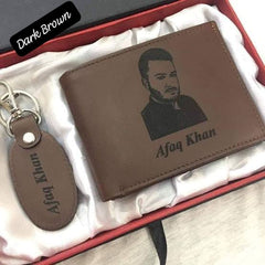 Customized Picture Wallet With Keychain