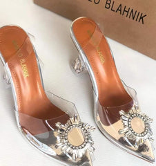 Stylish Women's Canvas Heels - 1 Pcs Fancy & Formal Footwear