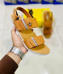 Lightweight Casual Men's Rexine Sandals - Available in Multiple Sizes