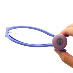 Slique Women Hair Removal Epilator Mini Facial Hair Remover Spring Threading Face Defeatherer for Cheeks Eyebrow DIY Makeup Beauty Tool