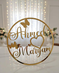 Customized couple name frame😍😍😍