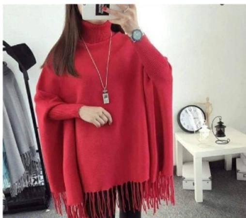 Beautiful Cape Shawl Sweater