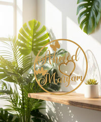 Customized couple name frame😍😍😍