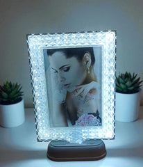 Led Crystal Light Photo Frame Lamp
