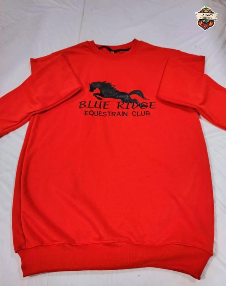 1 Pc Men's Stitched Cotton Plain Sweatshirt