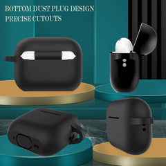 Airpods Pro2 Soft Silicone Protective Anti Dust Proof Case With Clip Holder High Quality Flexible Anti Scratch Cover Protection Pouch Various Colors Case Only