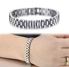 Gold Plated Unisex Chain Bracelet - 1 Pc Unique Design