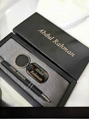 Customized Metal Keychain & Metal Pen Deal With Box