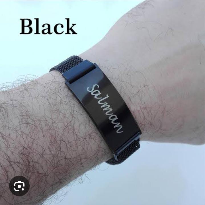 Customized shaped chain Bracelet