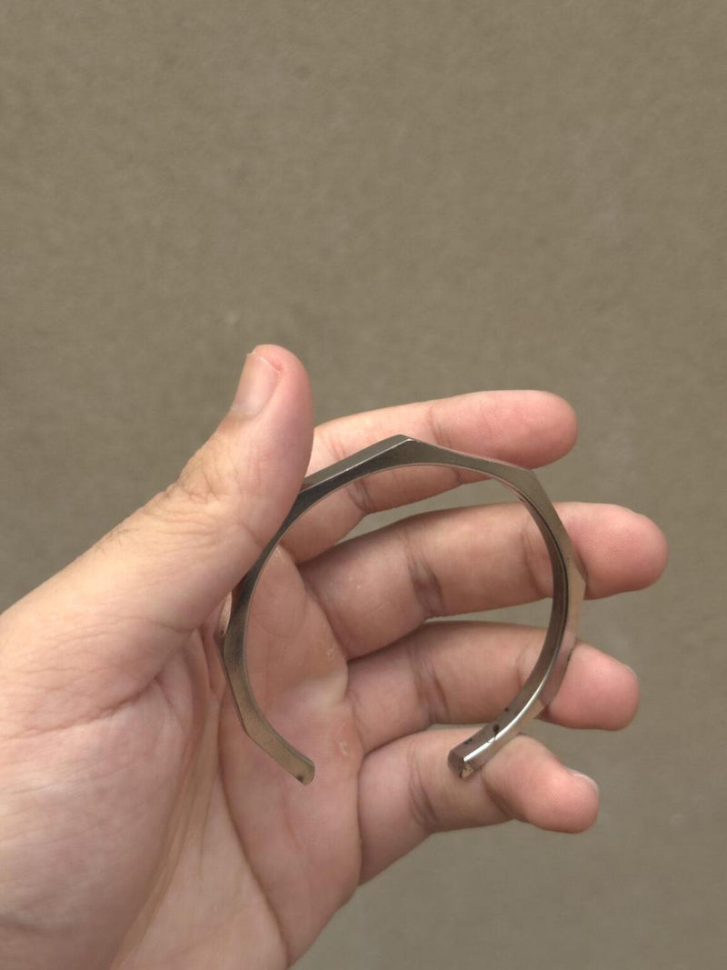 Pc Silver Plated Kara Bracelet