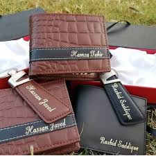 Personalized Name Men’s Wallet & Keychain