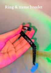 Customized Naming Ring + Bracelet Deal 🔥🤝🏻