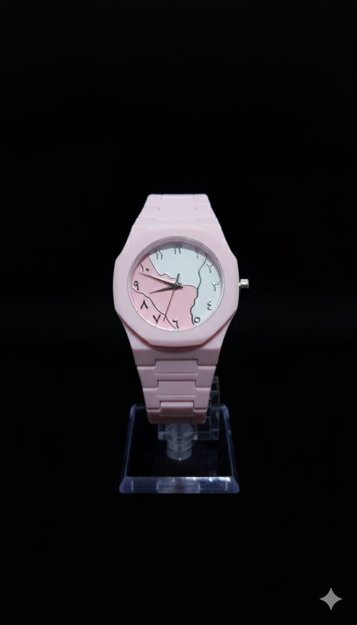Pink And White Aura Watch
