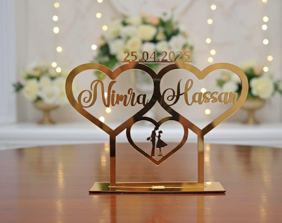 ✨Personalized Name Acrylic Table Decor Cutout Frame ✨