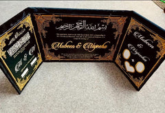 💍 Luxury A3-Style Velvet Nikkah Booklet ✨