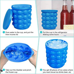 Ice Cube Maker Genie The Revolutionary Space Saving Ice Cube Maker Ice Genie