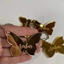 Customized Butterfly Keychain with Name – Personalized Name Keychain for Girls | Best Gift for Loved Ones