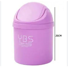 Mini Dustbin Desktop Table small bin Garbage Trash for Car Office Home Kitchen and Study Table
