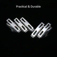 Pack of 20 Stainless Steel Clothes Clips