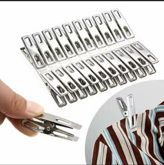 Pack of 20 Stainless Steel Clothes Clips