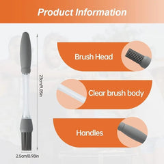 Push Oil Silicone Brush High Temperature Resistant Silicone Oil Brush Silicone Grill Seasoning Brush
