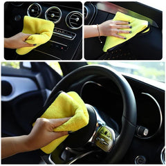 Super Absorption Car Wash Microfiber Towel Home Appliances Glass Cleaning Washing Clothes High Density Coral Velvet Wash Towel